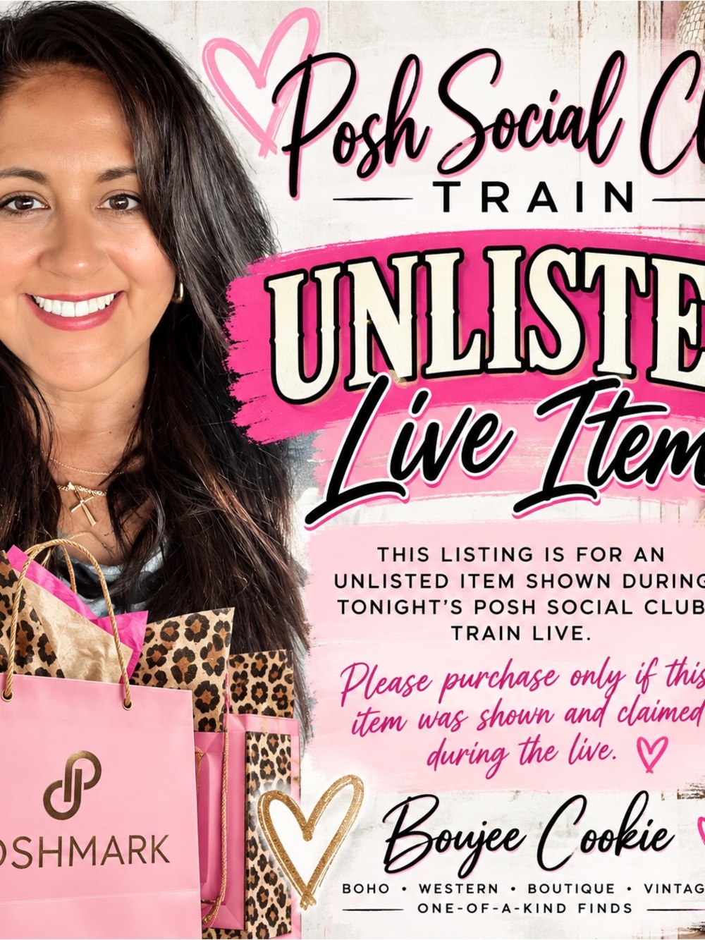 POSH SOCIAL CLUB LIVE UNLISTED LISTING